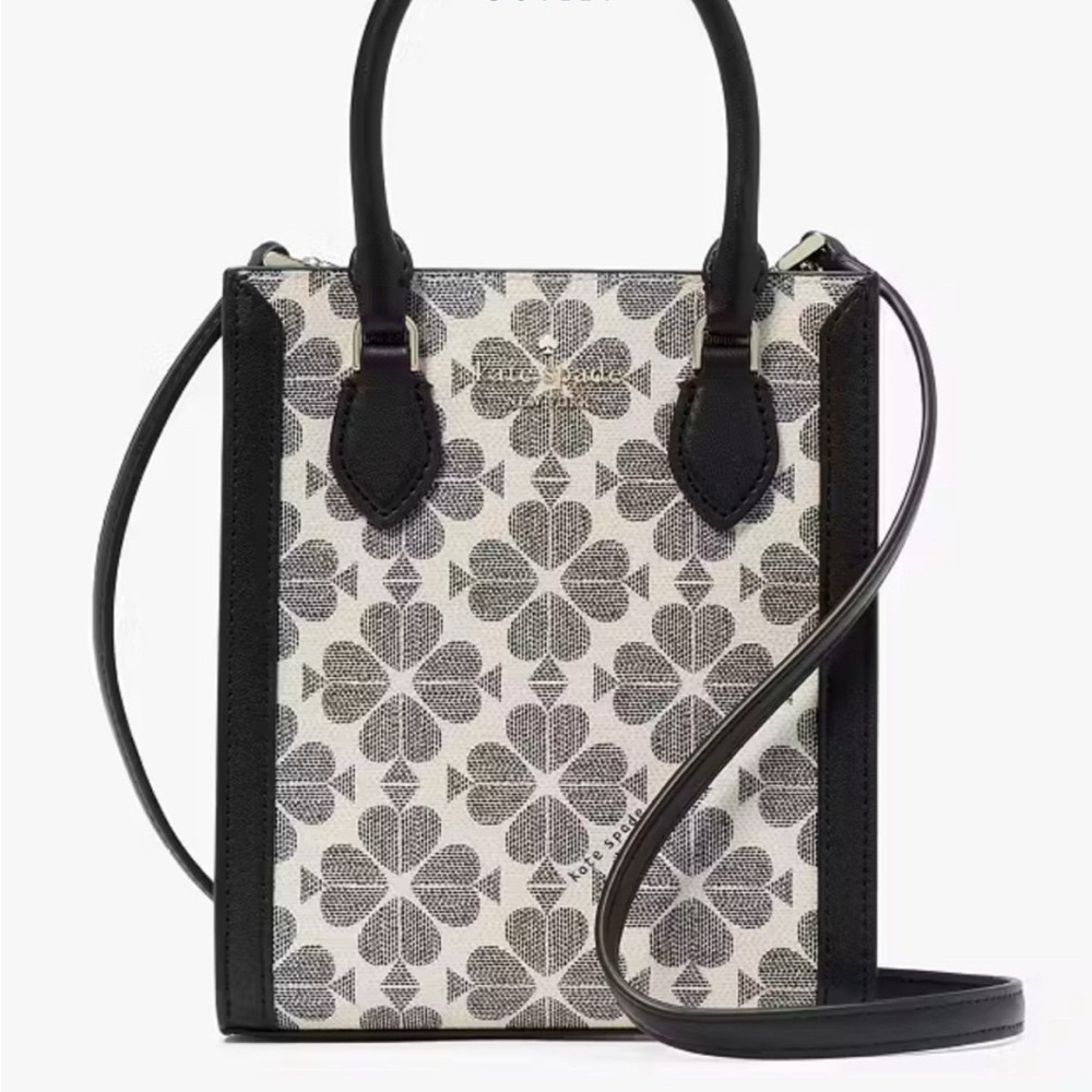 New Kate Spade Signature Spade Flower Mini Tote